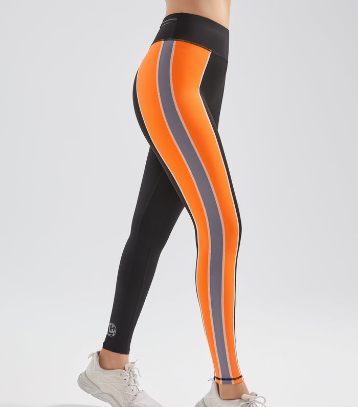 Premium Squat-Proof Striped Leggings & High-Waisted
