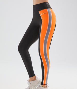 Premium Squat-Proof Striped Leggings & High-Waisted